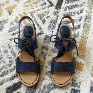 B.O.C. Comfort  7M Navy Leather Upper worn in house 1 x, Excellent Condition.